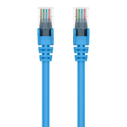 Belkin Cat6 Network Cables (5M) - Blue (A3L980bt05MBLUS), Exceeds 500MHz In Performance Tests, Sn...