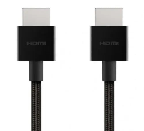 Belkin 8K Ultra High Speed HDMI 2.1 Braided Cable (2M) - Black (AV10176bt2M-BLK),8K @ 60Hz / 4K @...