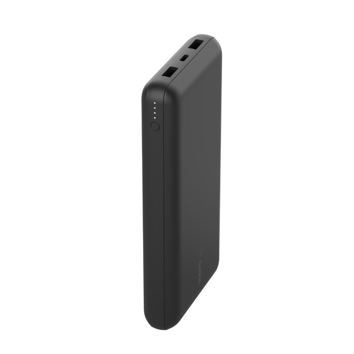 Belkin BoostCharge 20k mAh Power Bank (Triple-Port) + USB-C to USB-A Cable - Black (BPB012btBK),...