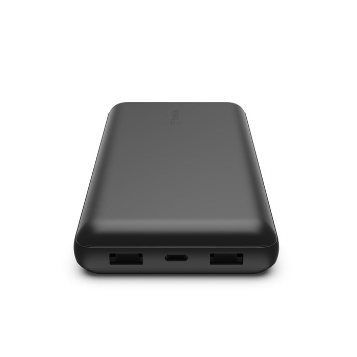 Belkin BoostCharge 20k mAh Power Bank (Triple-Port) + USB-C to USB-A Cable - Black (BPB012btBK),... - Image 3