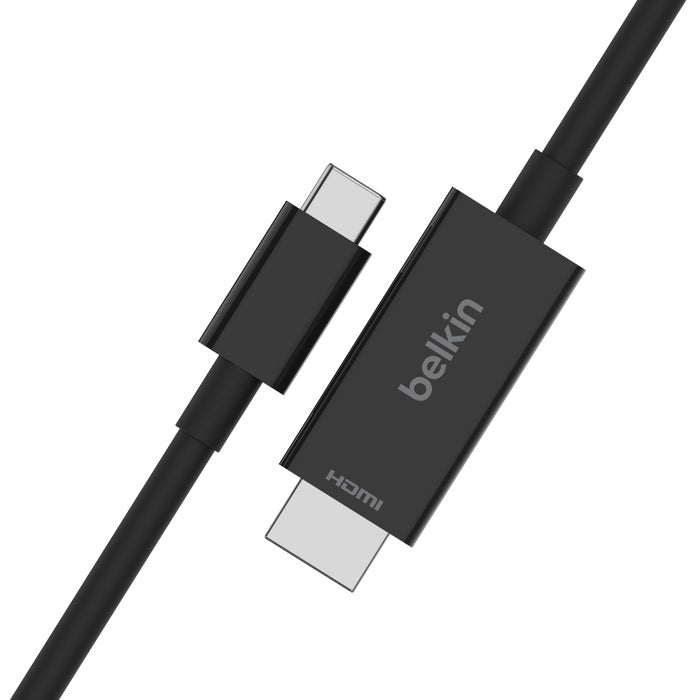 Belkin Connect USB-C™ to HDMI Cable (2M) - Black (AVC012bt2MBK), 8K at 60Hz and 4K at 120Khz, Sup... - Image 2