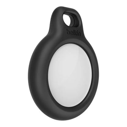 Belkin Secure Holder With Key Ring for AirTag - Black (F8W973btBLK), Twist  Lock Design, Raised E... - Image 3