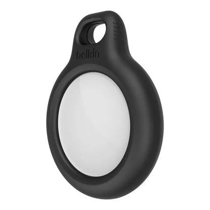 Belkin Secure Holder With Key Ring for AirTag - Black (F8W973btBLK), Twist  Lock Design, Raised E... - Image 4