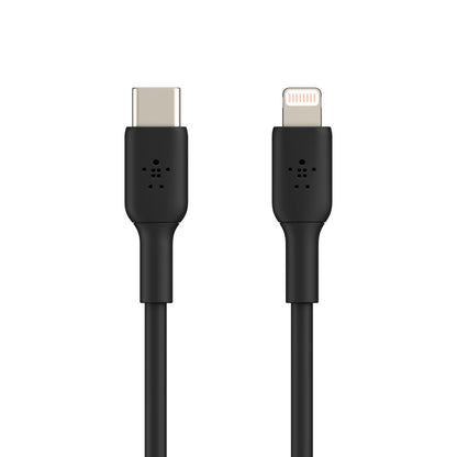Belkin BoostCharge Lightning to USB-C Cable (1M) - Black (CAA003bt1MBK),3A/18W,480Mbps, 25K+ Bend... - Image 2