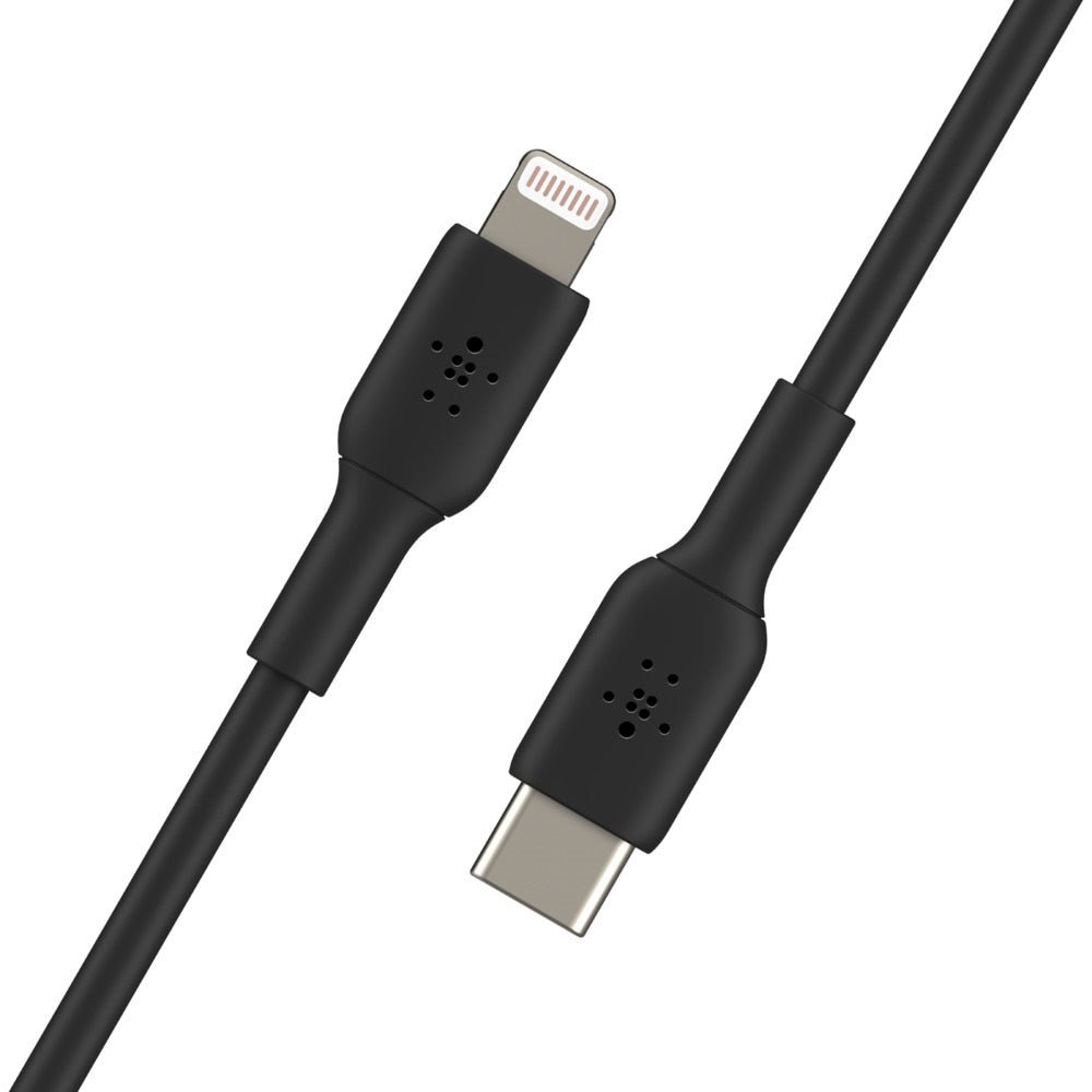 Belkin BoostCharge Lightning to USB-C Cable (1M) - Black (CAA003bt1MBK),3A/18W,480Mbps, 25K+ Bend... - Image 3