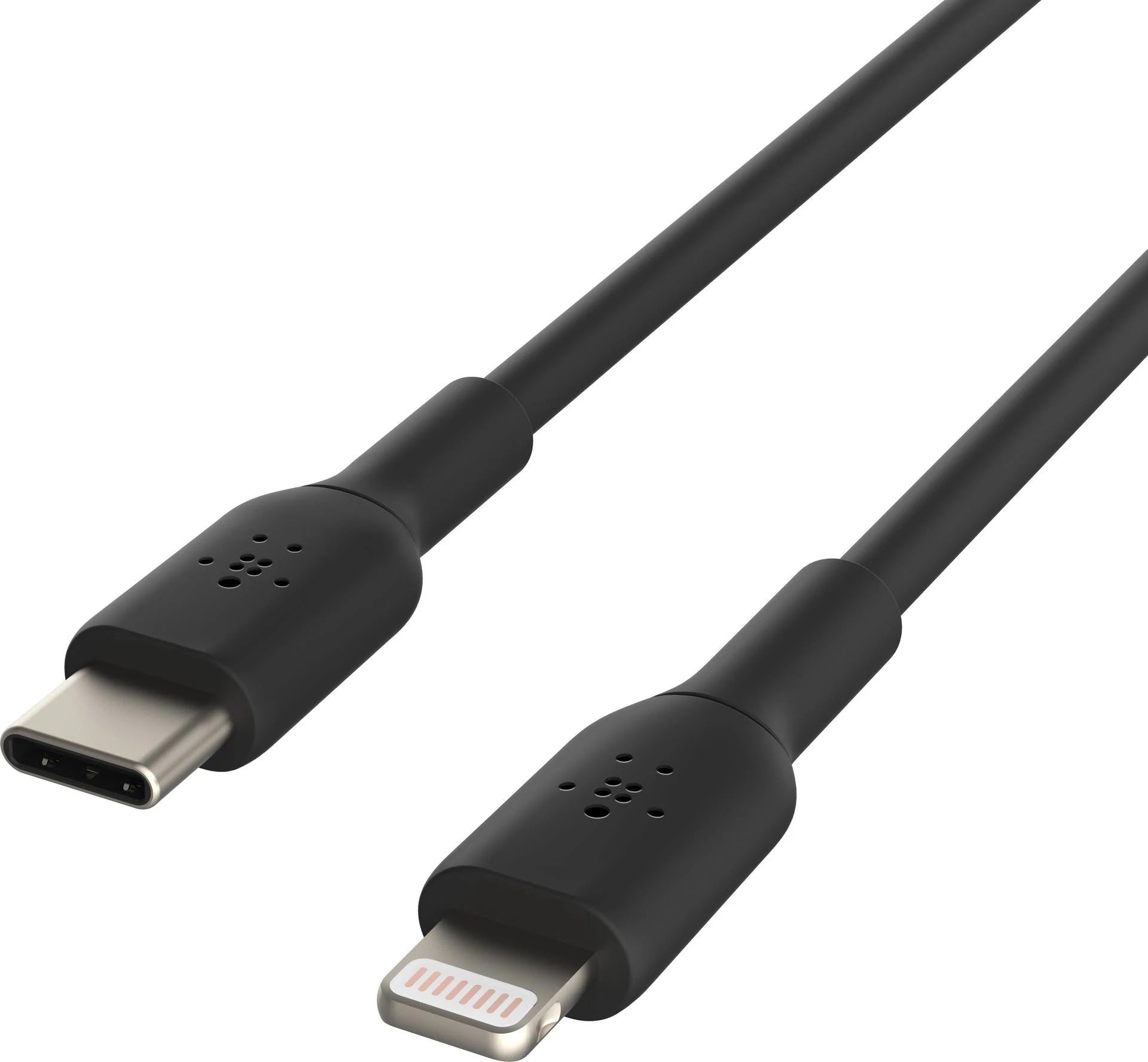 Belkin BoostCharge Lightning to USB-C Cable (1M) - Black (CAA003bt1MBK),3A/18W,480Mbps, 25K+ Bend... - Image 4