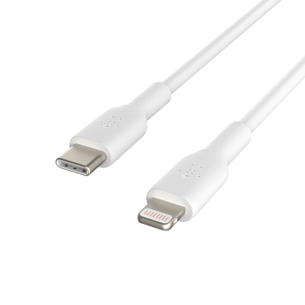 Belkin BoostCharge Lightning to USB-C Cable (1M) - White (CAA003bt1MWH), 3A/18W,480Mbps,25K+ Bend... - Image 3