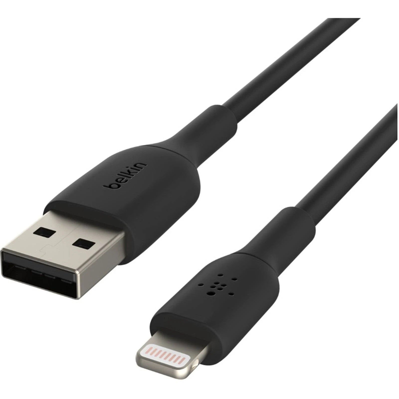 Belkin BoostCharge Lightning to USB-A Cable (2M) - Black (CAA001bt2MBK), 2.4A/12W, 480Mbps, 25K+... - Image 4