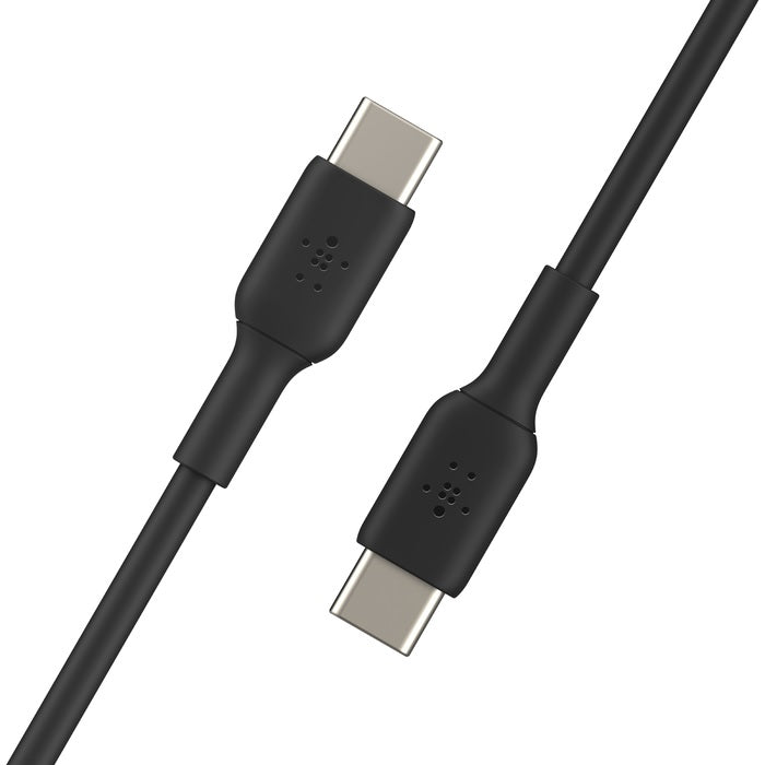 Belkin BoostCharge USB-C to USB-C Cable (2M) - Black (CAB003bt2MBK), 3A/60W, 480Mbps, 25K+ Bends,... - Image 4