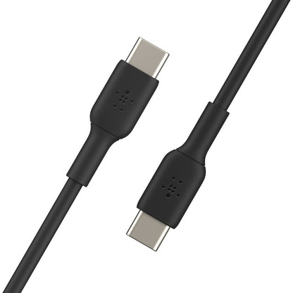 Belkin BoostCharge USB-C to USB-C Cable (2M) - Black (CAB003bt2MBK), 3A/60W, 480Mbps, 25K+ Bends,... - Image 4