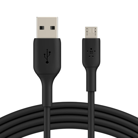Belkin BoostCharge USB-A to Micro-USB Cable (1M) - Black (CAB005bt1MBK),7.5W,480Mbps, 25K+ Bends,...