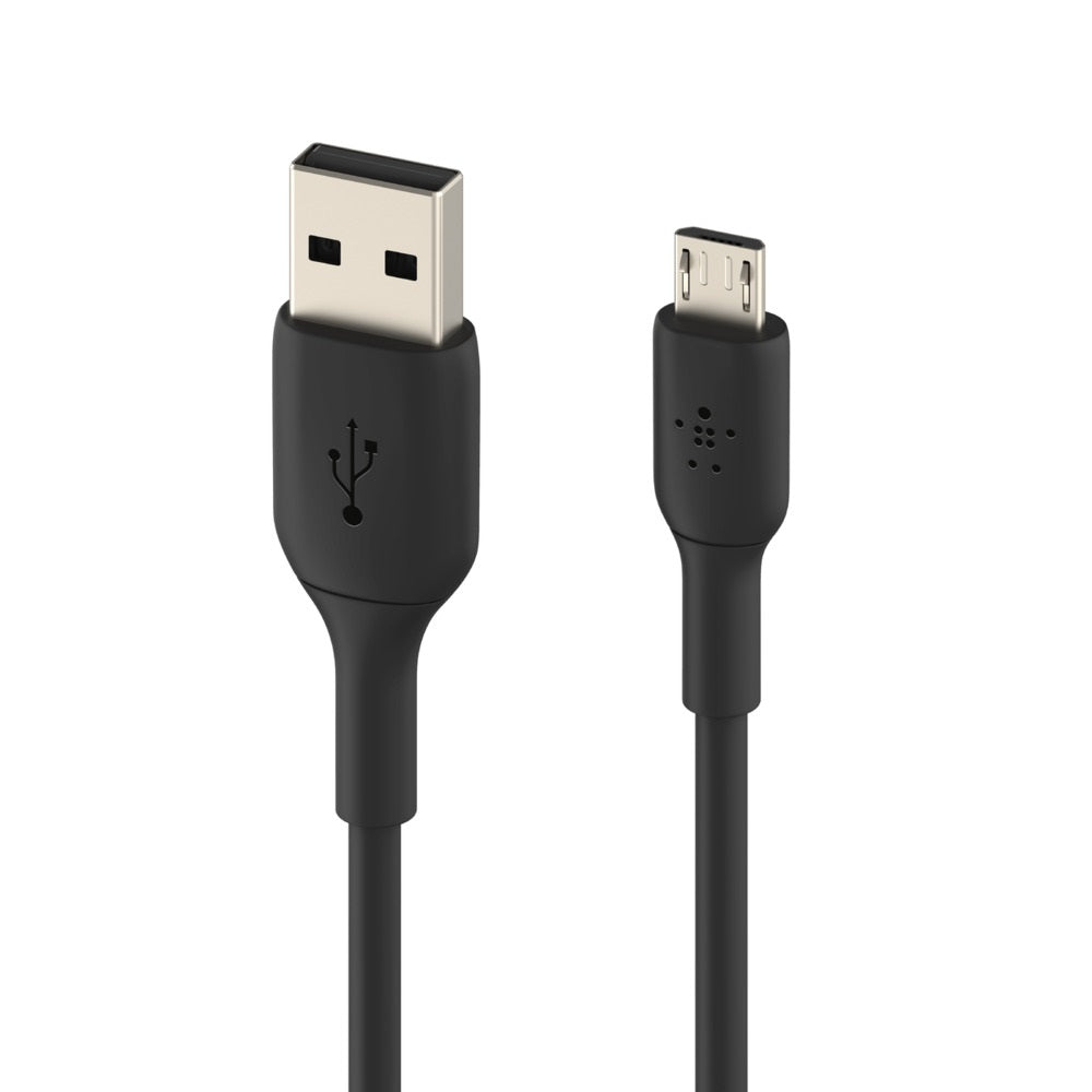 Belkin BoostCharge USB-A to Micro-USB Cable (1M) - Black (CAB005bt1MBK),7.5W,480Mbps, 25K+ Bends,... - Image 2