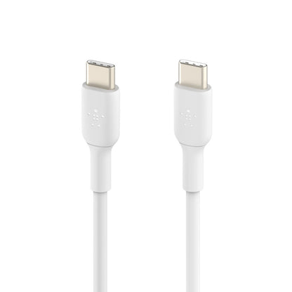 Belkin BoostCharge USB-C to USB-C Cable (1M) - White (CAB003bt1MWH), 3A/60W, 480Mbps, 25K+ Bends,... - Image 2