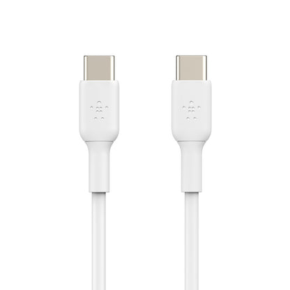 Belkin BoostCharge USB-C to USB-C Cable (2M) - White (CAB003bt2MWH), 3A/60W, 480Mbps, 25K+ Bends,... - Image 3