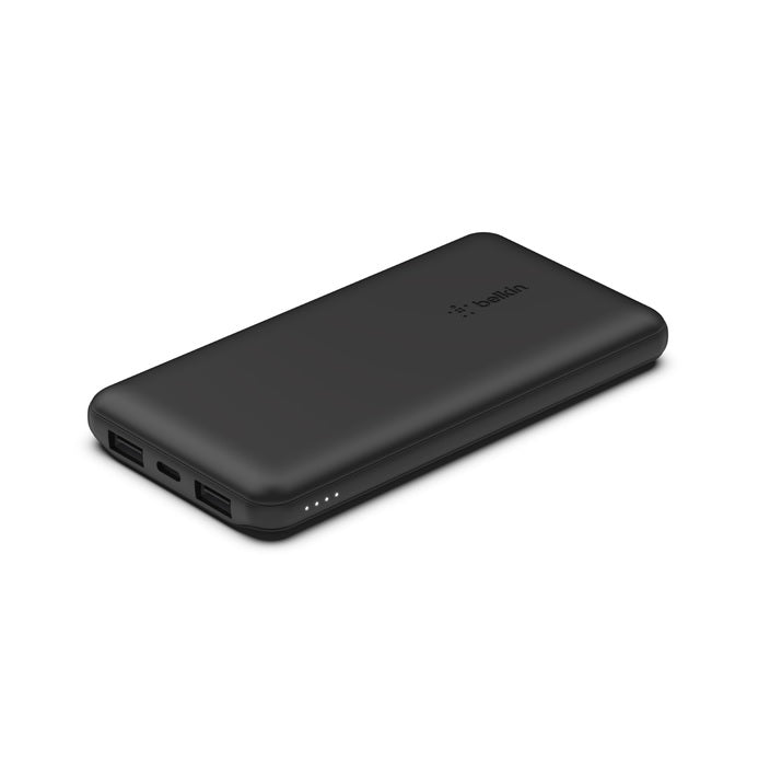 Belkin BoostCharge 10k mAh Power Bank (Triple-Port) + USB-C to USB-A Cable - Black (BPB011BTBK),... - Image 2