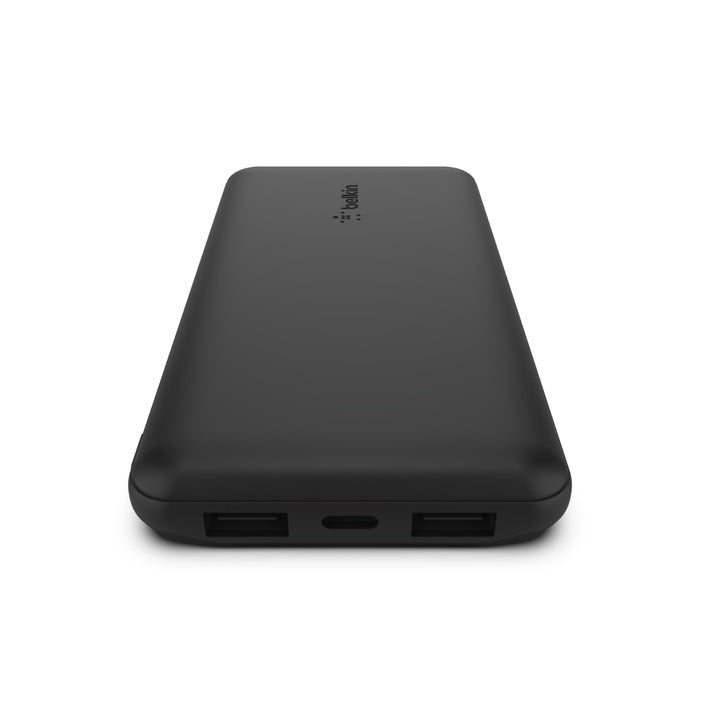 Belkin BoostCharge 10k mAh Power Bank (Triple-Port) + USB-C to USB-A Cable - Black (BPB011BTBK),... - Image 4