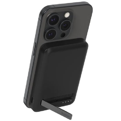 Belkin BoostCharge Pro 5k mAh Magnetic Power Bank With Qi2 + USB-C Cable (1M) - Black (BPD006btBK...