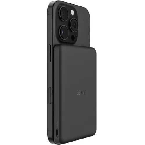 Belkin BoostCharge Slim Magnetic 5K Power Bank with USB-C Cable(0.6M- Black(BPD010fqBK),1x USB-C(...