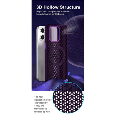 USP Apple iPhone 17 Pro Max (6,9') Armor 3D Mesh Case with MagSafe Black- Fragiile Surface, TPU B... - Image 3