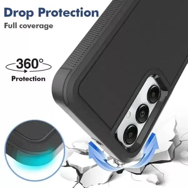 USP Rugged Samsung Galaxy A37 5G (6.7') Armor Light Case Black - No-Slip, Sleek, Drop-Protection,... - Image 3