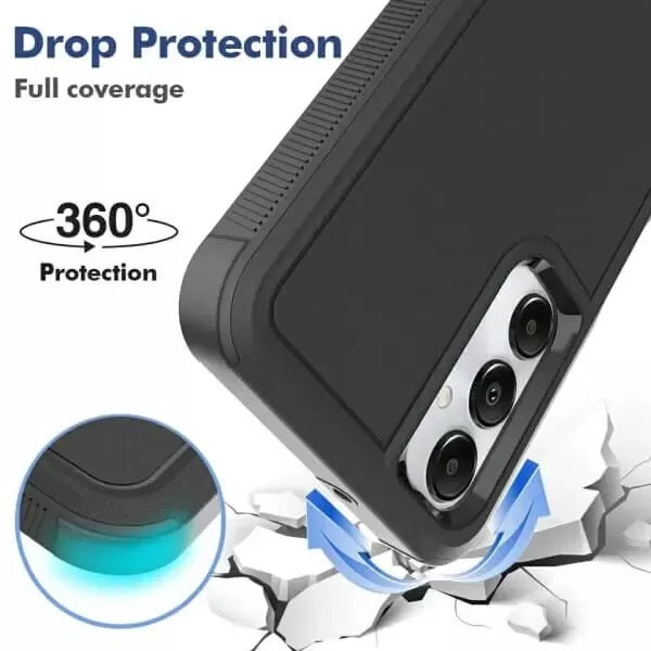 Phonix Samsung Galaxy A56/ Galaxy A36 5G (6.7') Armor Light Case Black - Two Tough Layers, Port C... - Image 3