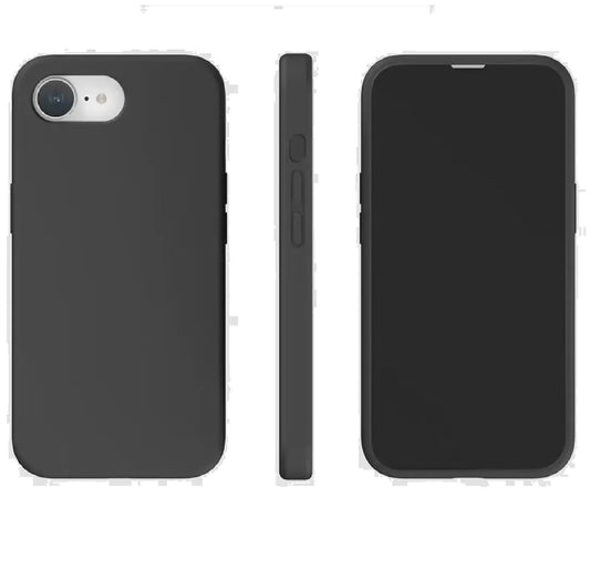 USP Apple iPhone 17e / iPhone 16e (6.1') Silicon Case Black - Two Tough Layers, Port Covers, No S...