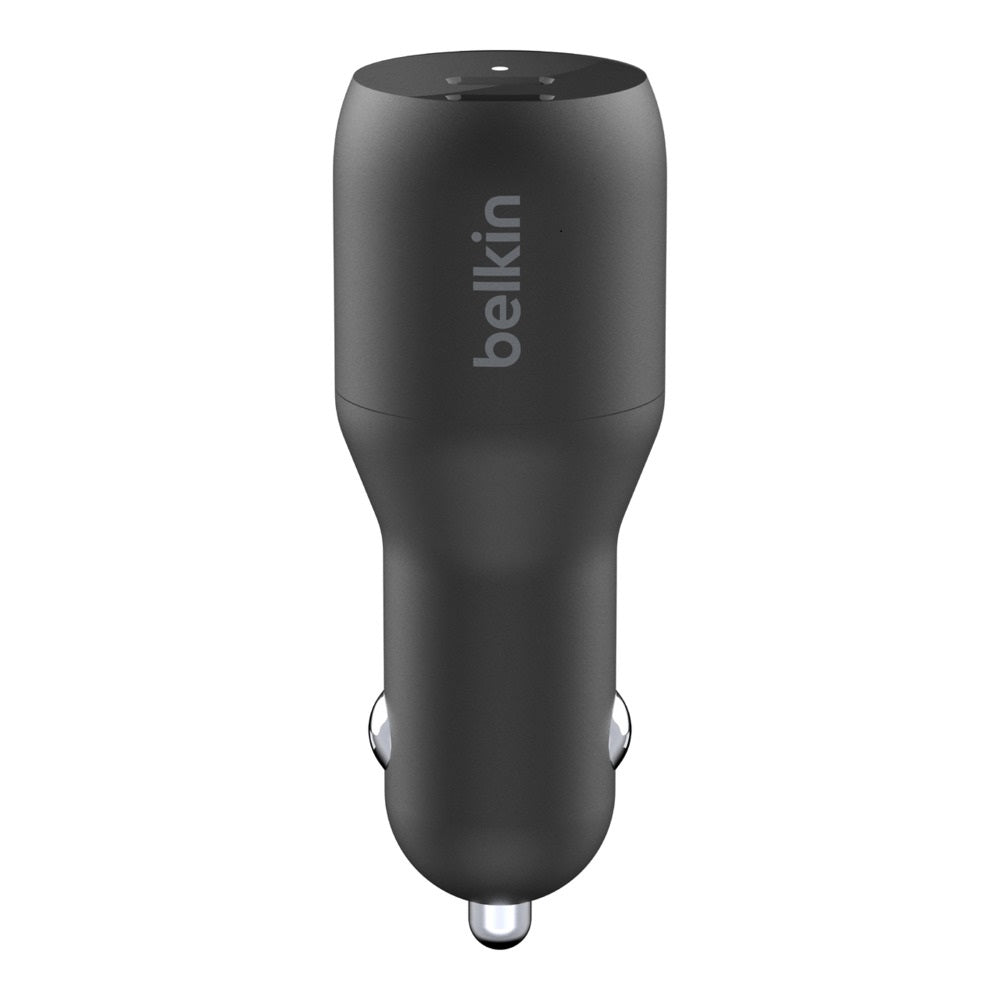 Belkin BoostCharge 36W Dual USB-C Car Charger - Black (CCB002btBK), 2xUSB-C (18W), Safe  Optimize... - Image 3