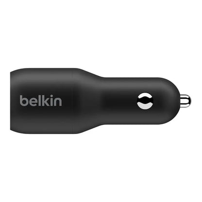 Belkin BoostCharge Dual 36W USB-C Car Charger - Black(CCB002btBK), 2xUSB-C(18W),Safe  Optimized,B... - Image 4