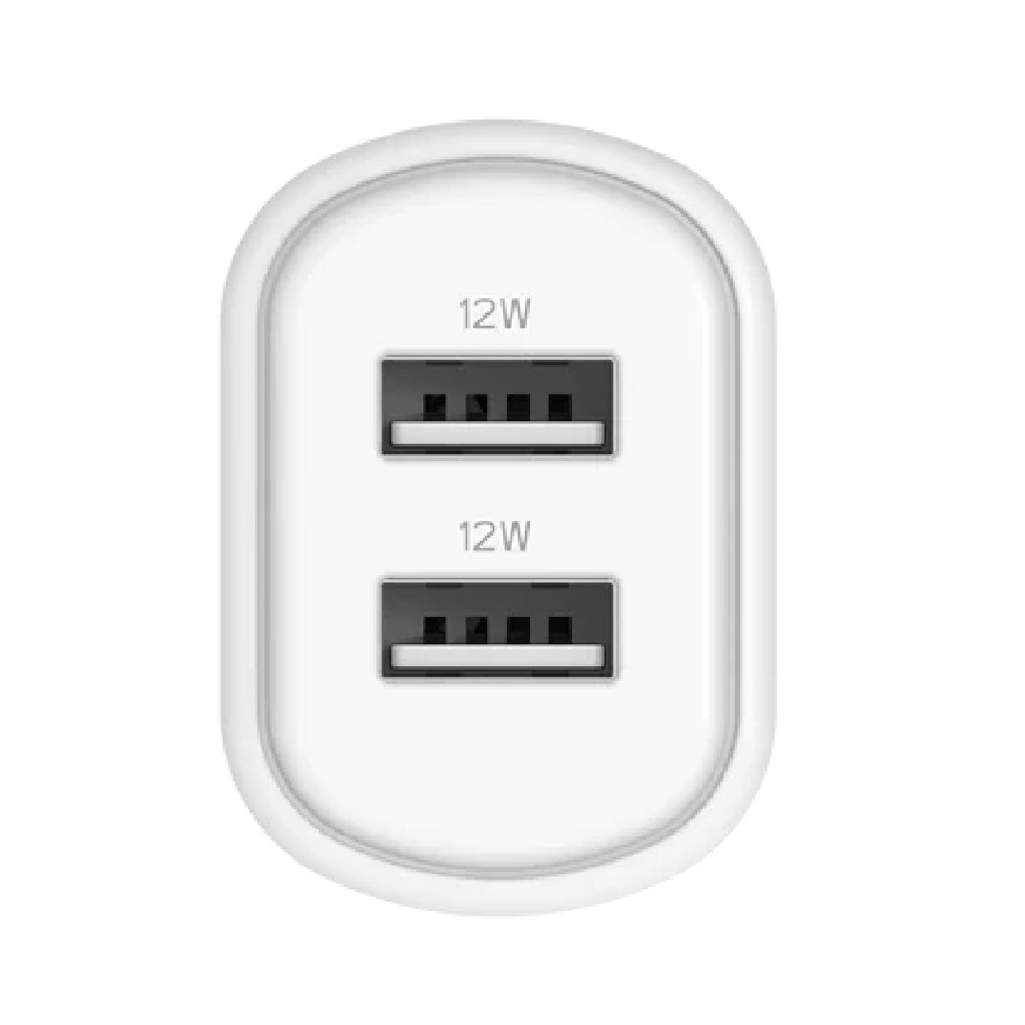 Cygnett PowerPlus 12W Dual Port Wall Charger - White (CY3671PDWLCH), 2x USB-A (12W), Lightweight... - Image 2