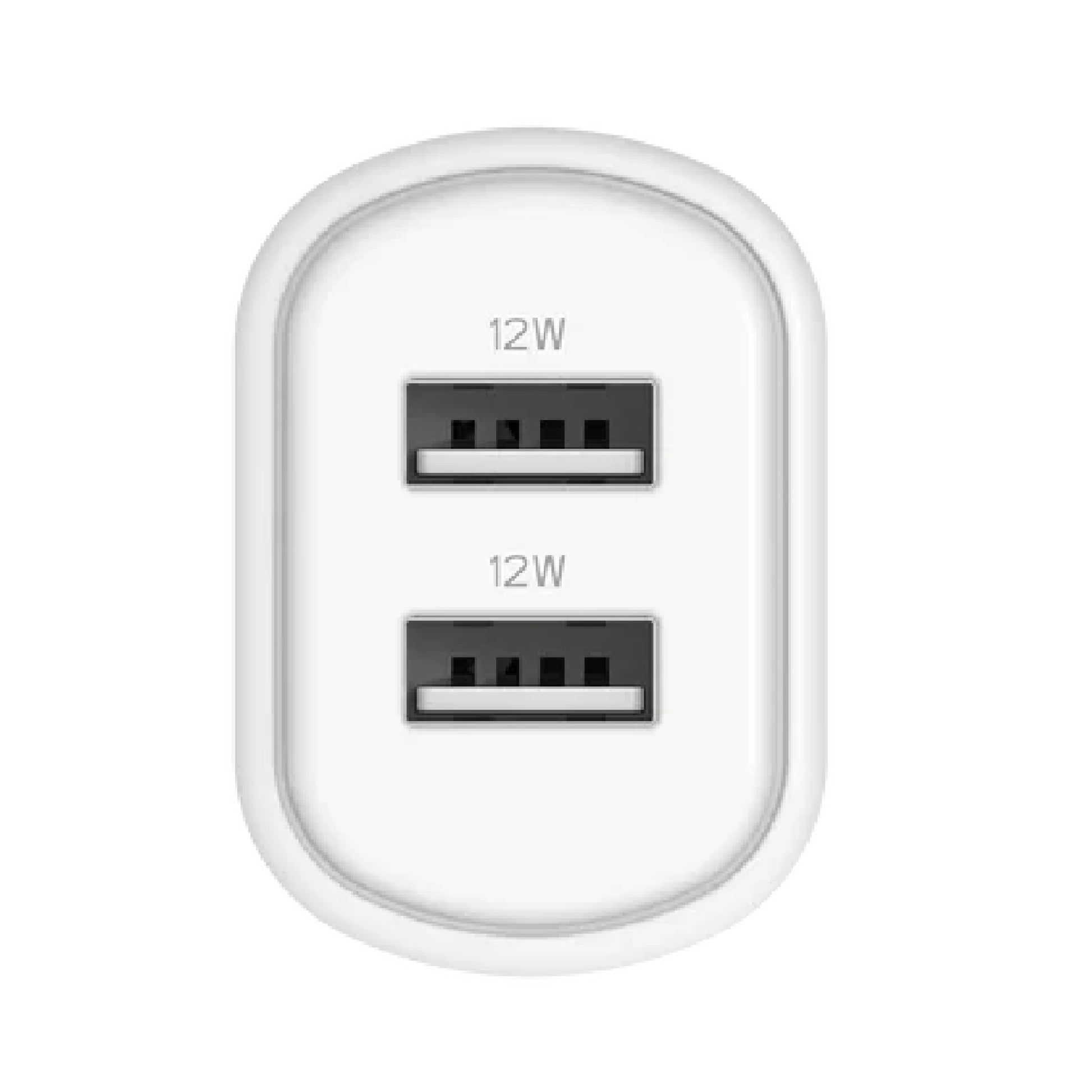 Cygnett PowerPlus 12W Dual Port Wall Charger - White (CY3671PDWLCH), 2x USB-A (12W), Lightweight... - Image 2