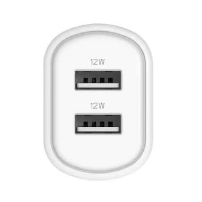 Cygnett PowerPlus 12W Dual Port Wall Charger - White (CY3671PDWLCH), 2x USB-A (12W), Lightweight... - Image 2