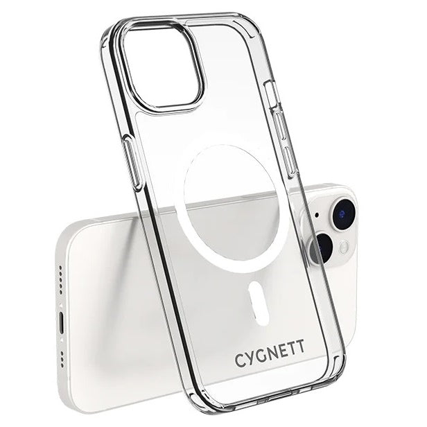 Cygnett AeroMag Apple iPhone 16e/ iPhone 14 / iPhone 13 Clear Protective Case - (CY4173CPAEG),Sli...