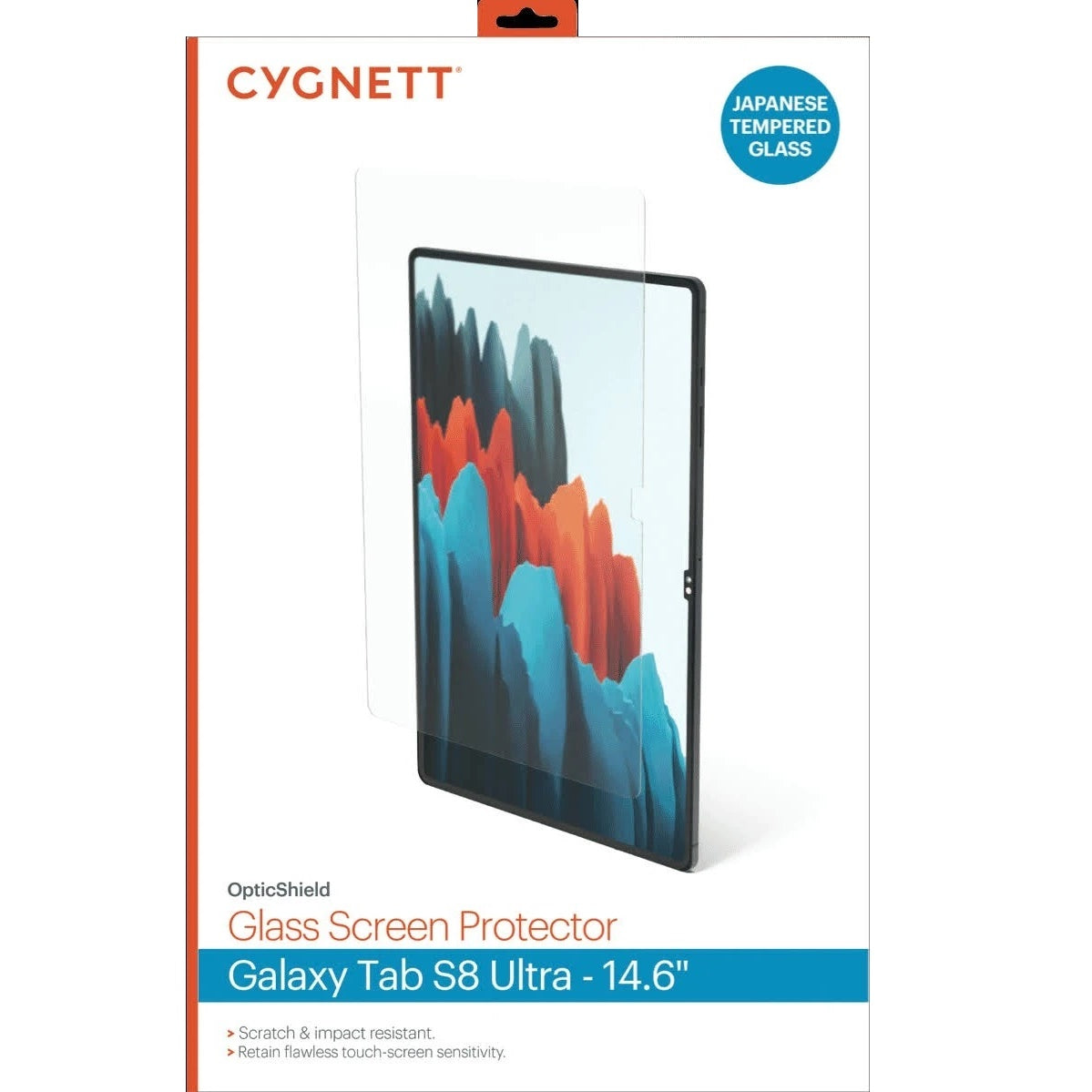 Cygnett OpticShield Samsung Galaxy Tab S10 Ultra/Tab S9 Ultra/Tab S8 Ultra(14.6')Japanese Tempere... - Image 2