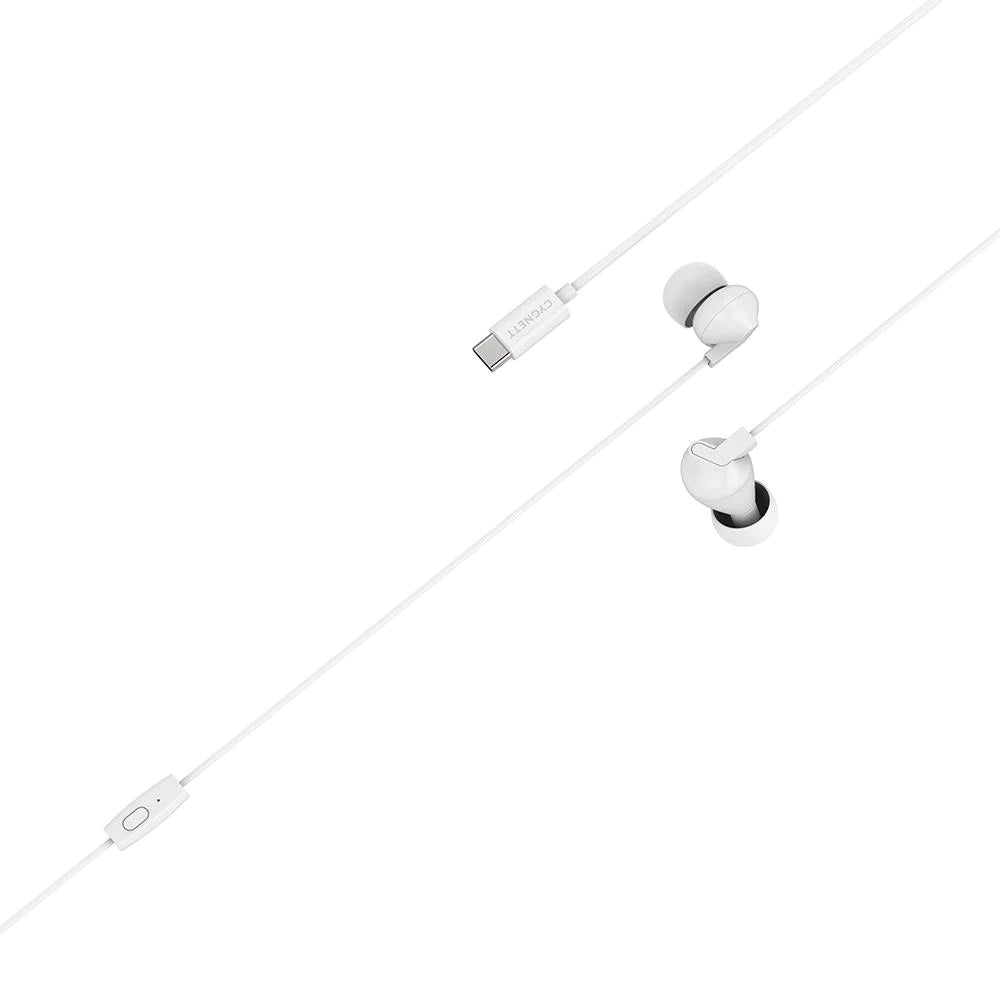 Cygnett Essentials USB-C Earphones - White (CY2868HEUSB),Built-in Microphone for Phone Calls, Con... - Image 4