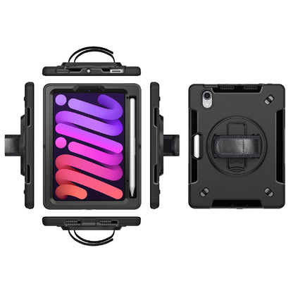 USP Rugged Apple iPad Mini A17 Pro (7th Gen)/ iPad Mini (8.3') (6th Gen) Case with Sling Black-Bu... - Image 2