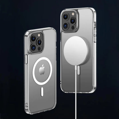 Phonix Apple iPhone 13 Pro Clear Rock Hard Case with MagSafe - Ultra-thin, Lightweight, Non-slip,... - Image 3