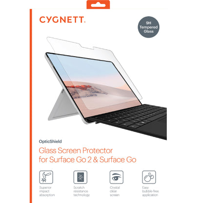 Cygnett OpticShield Microsoft Surface Go / Surface Go 2/ Surface Go 3 Tempered Glass Screen Prote... - Image 2