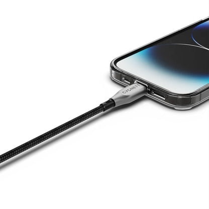 EOL Cygnett Armoured Lightning to USB-C (2.0) Cable (50cm) -Black(CY4666PCCCL),30W,Braided,480Mbp... - Image 3