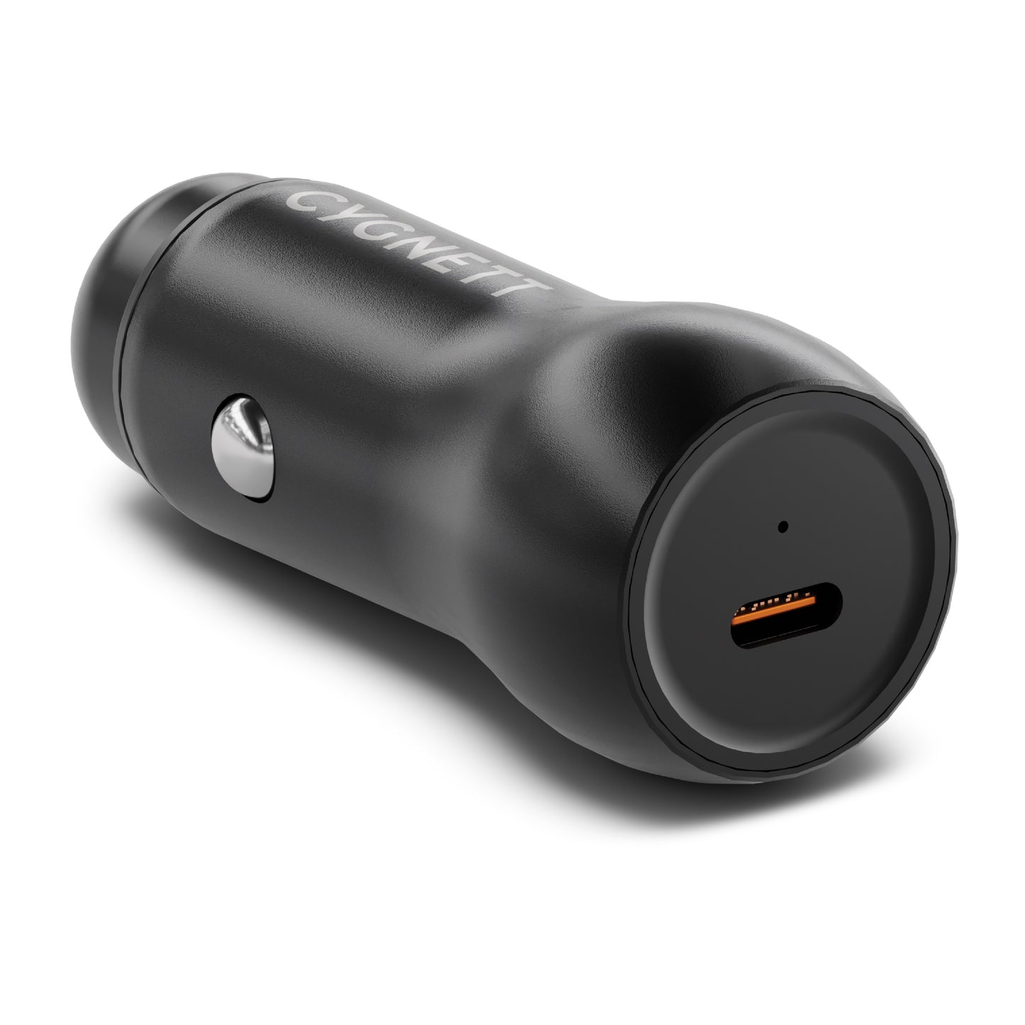 Cygnett CarPower 45W USB-C Car Charger - Black (CY4707CYCCH), Aluminium Alloy Finish, LED Charge...