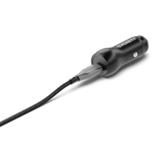 Cygnett CarPower 45W USB-C Car Charger - Black (CY4707CYCCH), Aluminium Alloy Finish, LED Charge... - Image 2