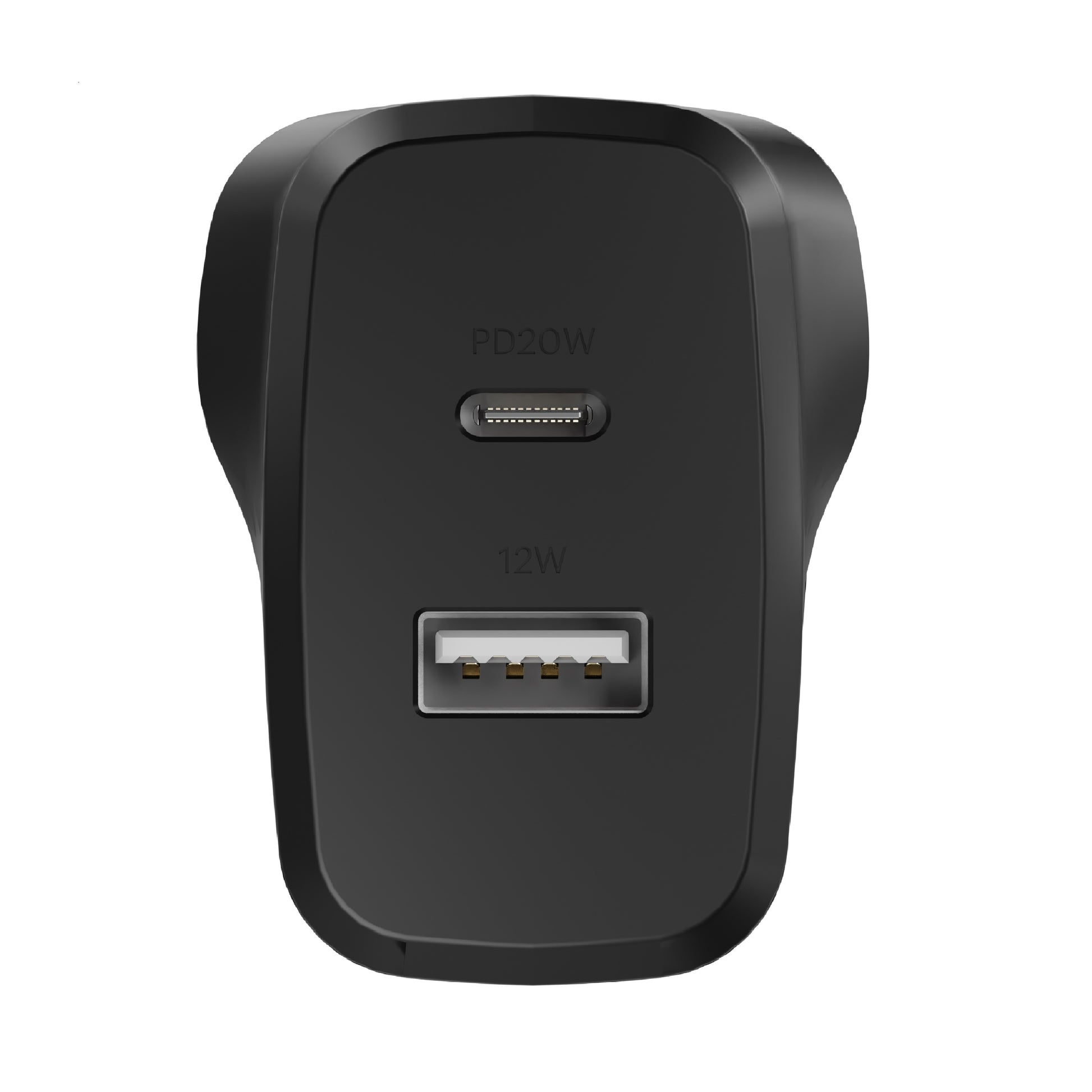 Cygnett PowerPlus 32W Dual Port (20W USB-C + 12W USB-A) PD Fast Wall Charger-Black(CY4773PDWCH),P... - Image 2