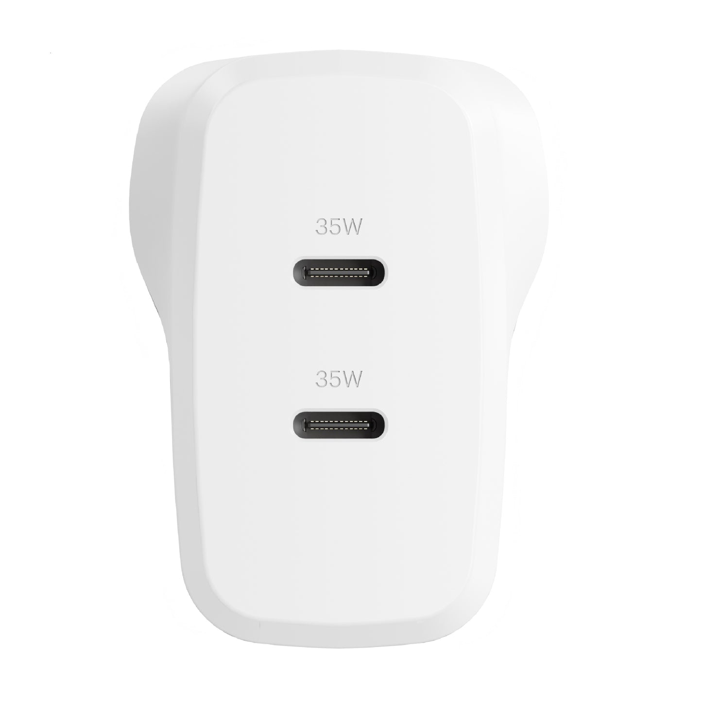 Cygnett PowerPlus 35W Dual Port USB-C PD Fast Wall Charger -White(CY4774PDWCH),2xUSB-C(35W), Best... - Image 2