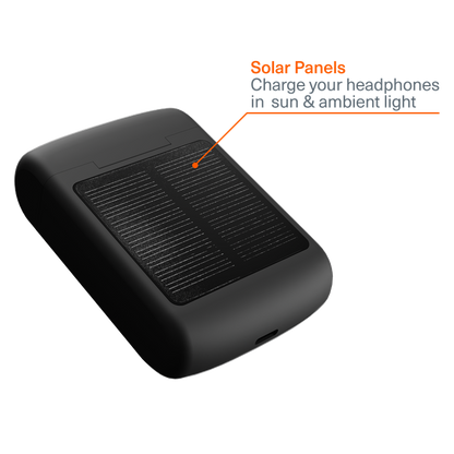 Cygnett FreePlay Solar Charging True Wireless Earbuds -Black(CY4969SOEAR) -Bluetooth 5.3 TWS,5 ho... - Image 2