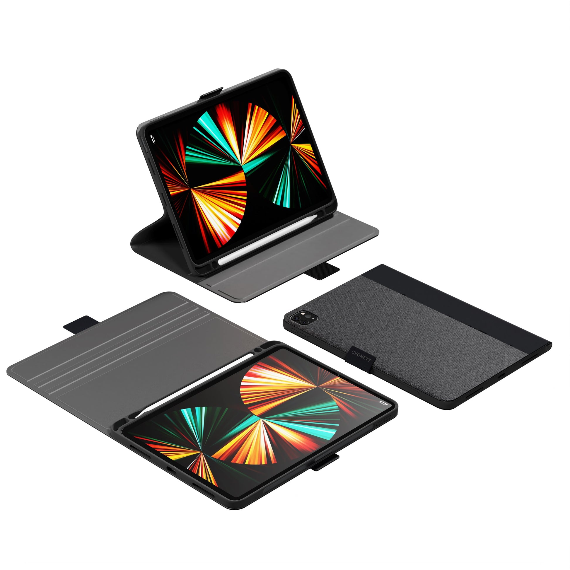 Cygnett TekView Apple iPad Pro (13') (M5/M4) (8th/7th Gen) Case - Black(CY4976TEKVI), 4ft Drop Pr... - Image 3