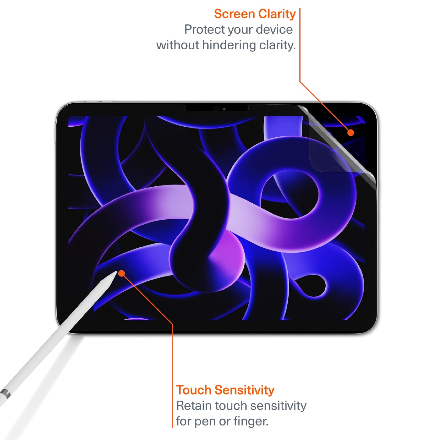Cygnett OpticShield Apple iPad Air (11') (M2/M3) (6th Gen) Glass Screen Protector - (CY5045CPTGL)... - Image 4