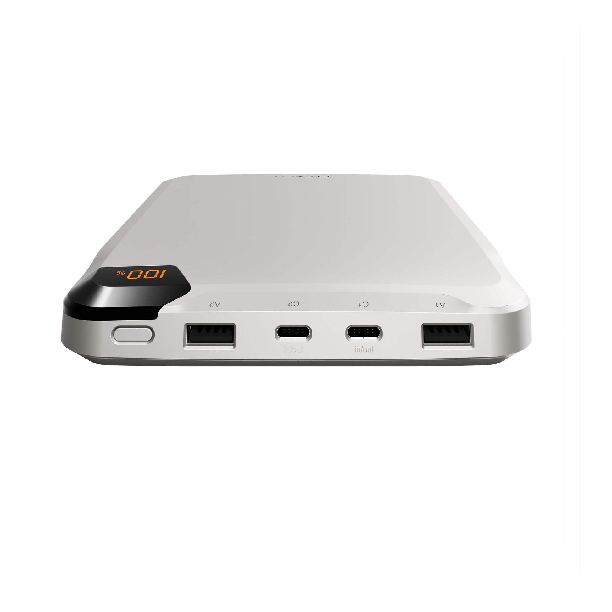 Cygnett ChargeUp VertPWR 25K mAh Laptop Power Bank + USB-C Cable (40CM) + Stand - Champagne (CY51...