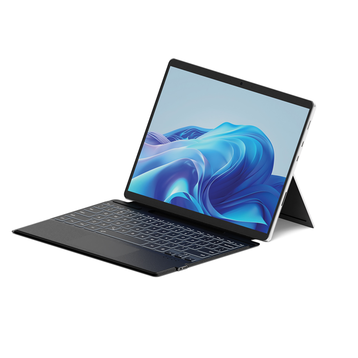 Cygnett Microsoft Surface Pro 11/Surface Pro 10/Surface Pro 9/Surface Pro 8 Magnetic Keyboard - B...