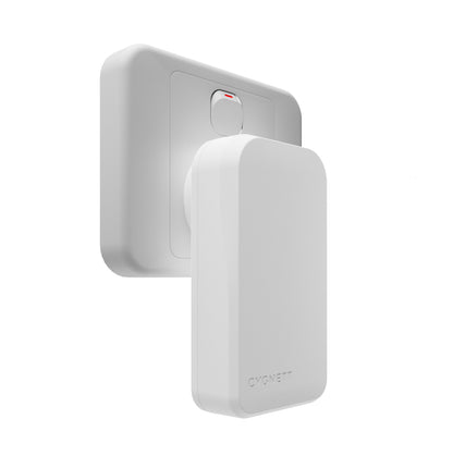 Cygnett ChargePlus 65W Dual Port GaN Slim Wall Charger - White (CY5488PDWCH), 2x USB-C, Portable...