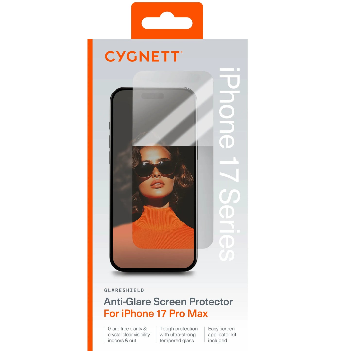 Cygnett GlareShield Apple iPhone 17 Pro Max (6.9') Tempered Glass Screen Protector - (CY5532CPTGL... - Image 4