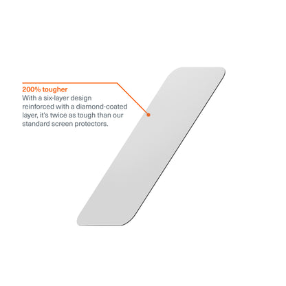 Cygnett CeramicShield Apple iPhone Air (6.5') Tempered Glass Screen Protector - (CY5534CPTGL), Dr... - Image 2